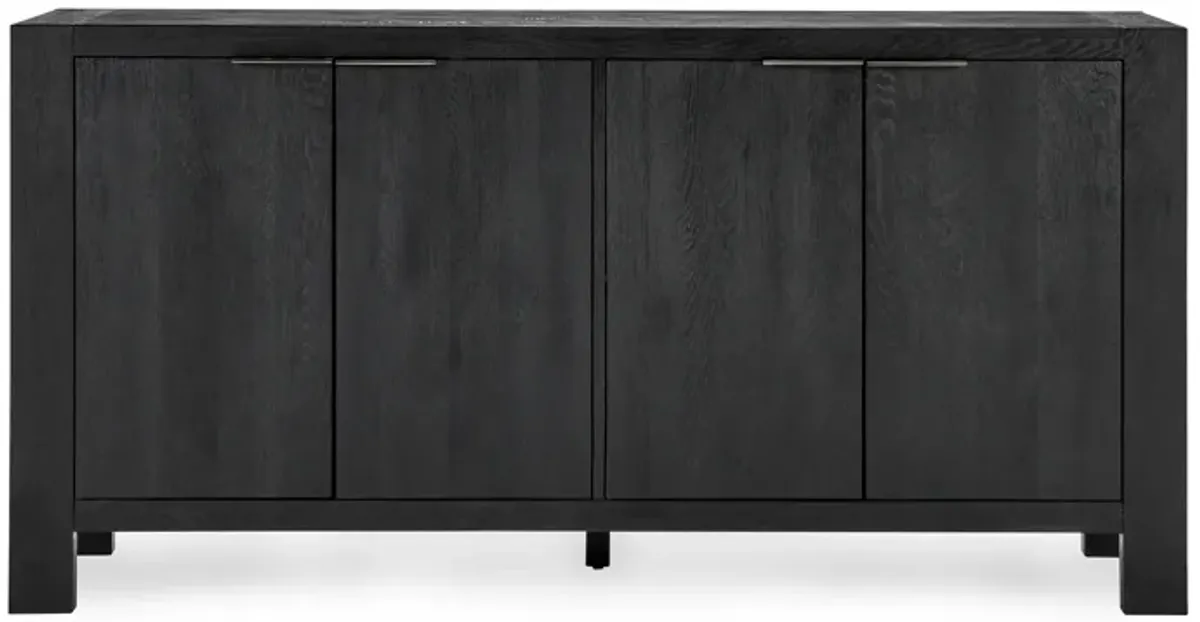 Parsons Four Door Sideboard in Black