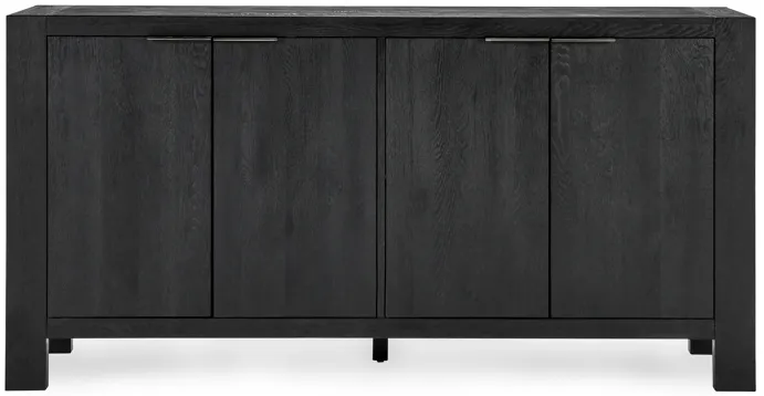 Parsons Four Door Sideboard in Black