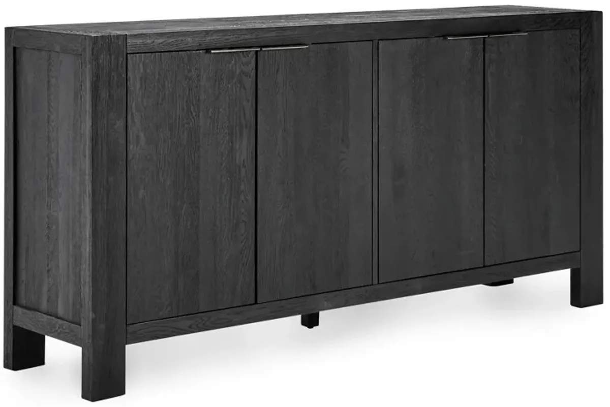 Parsons Four Door Sideboard in Black