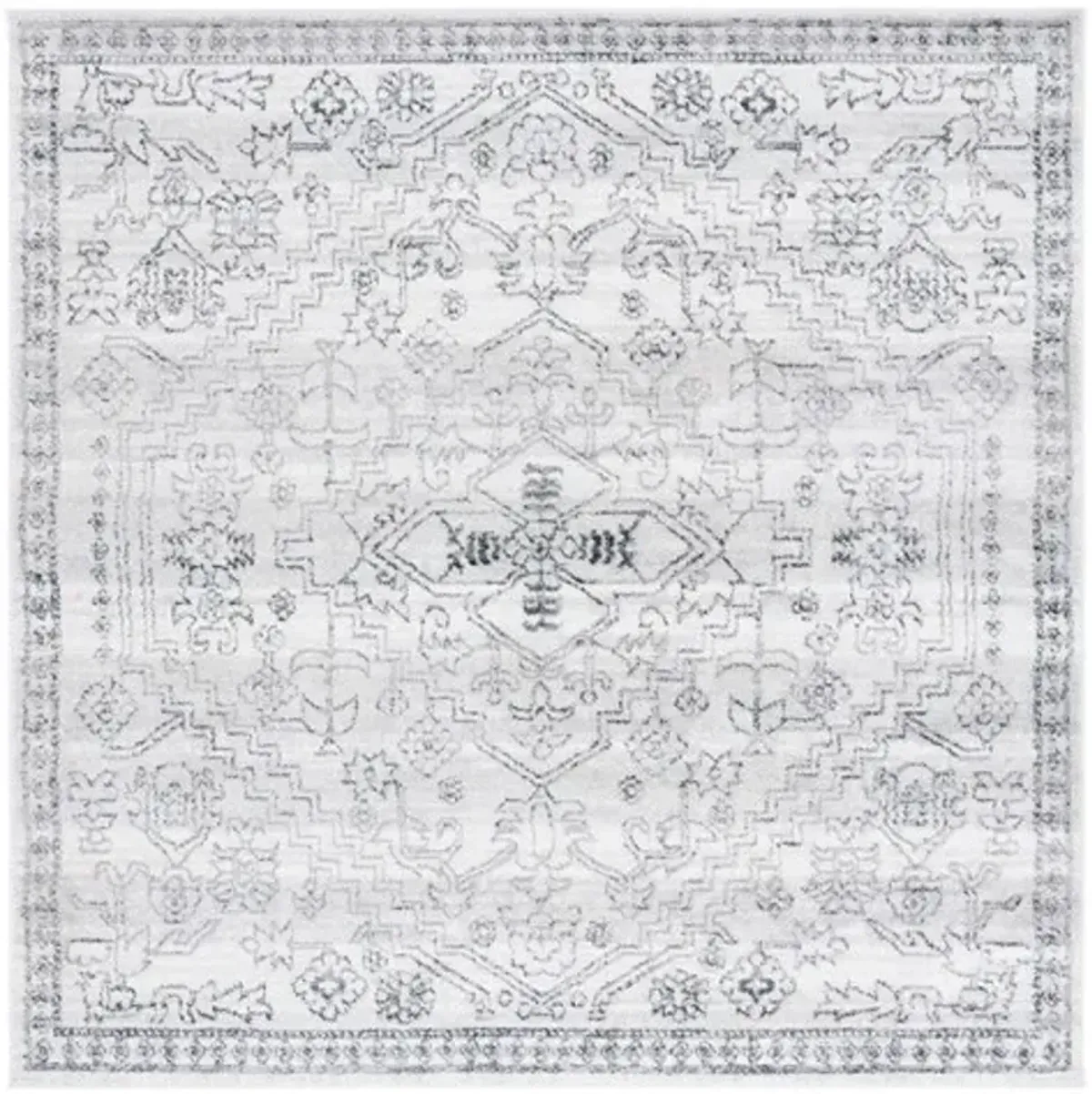 LAYLA 100 Blue  6'-7' X 6'-7' Square Square Rug