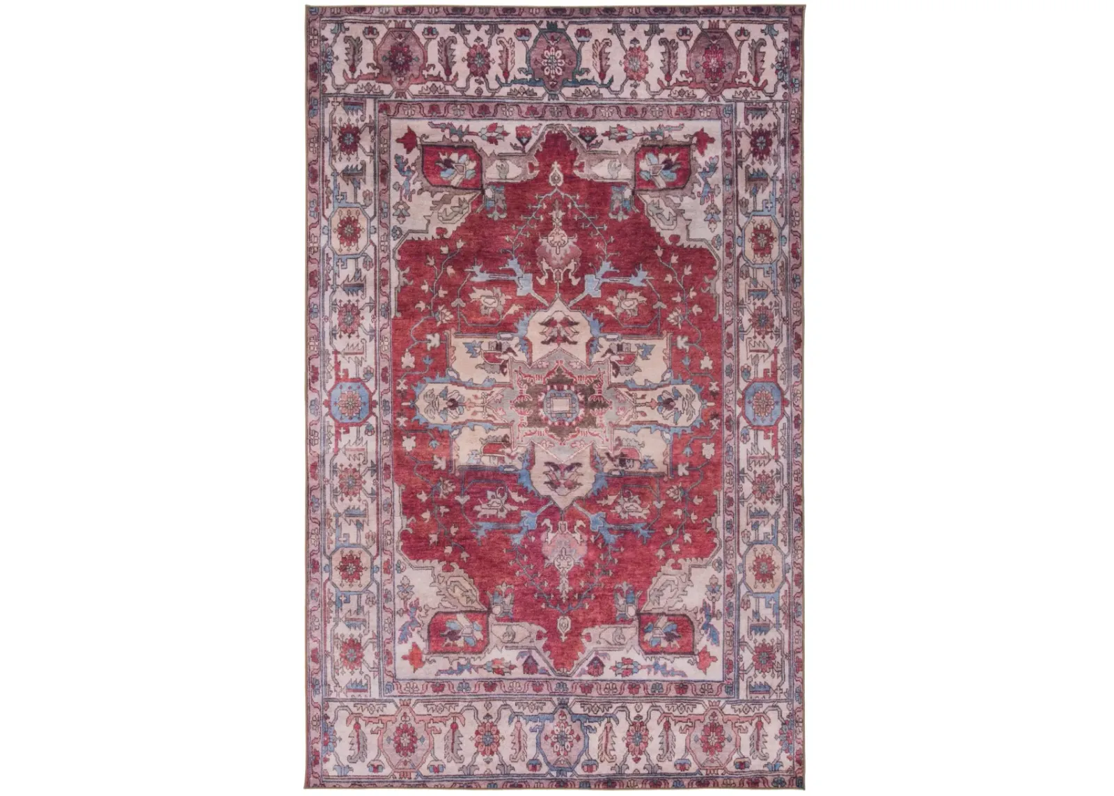 TUCSON 106 M/W S/R RED  8' x 10' Large Rectangle Rug