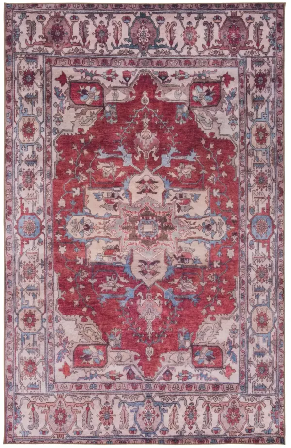 TUCSON 106 M/W S/R RED  8' x 10' Large Rectangle Rug