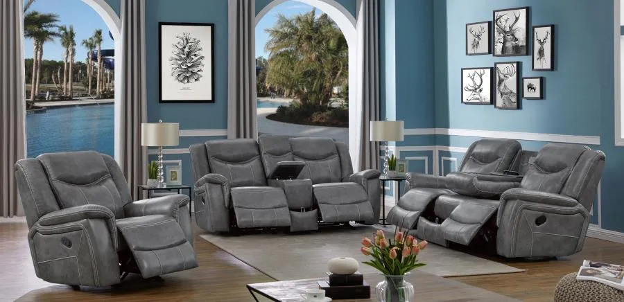 Conrad 3-piece Living Room Set Grey