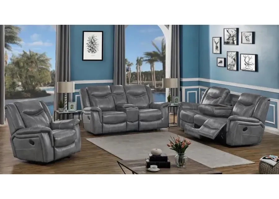 Conrad 3-piece Living Room Set Grey