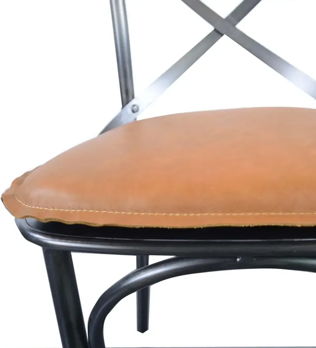 Metal Crossback Chair 