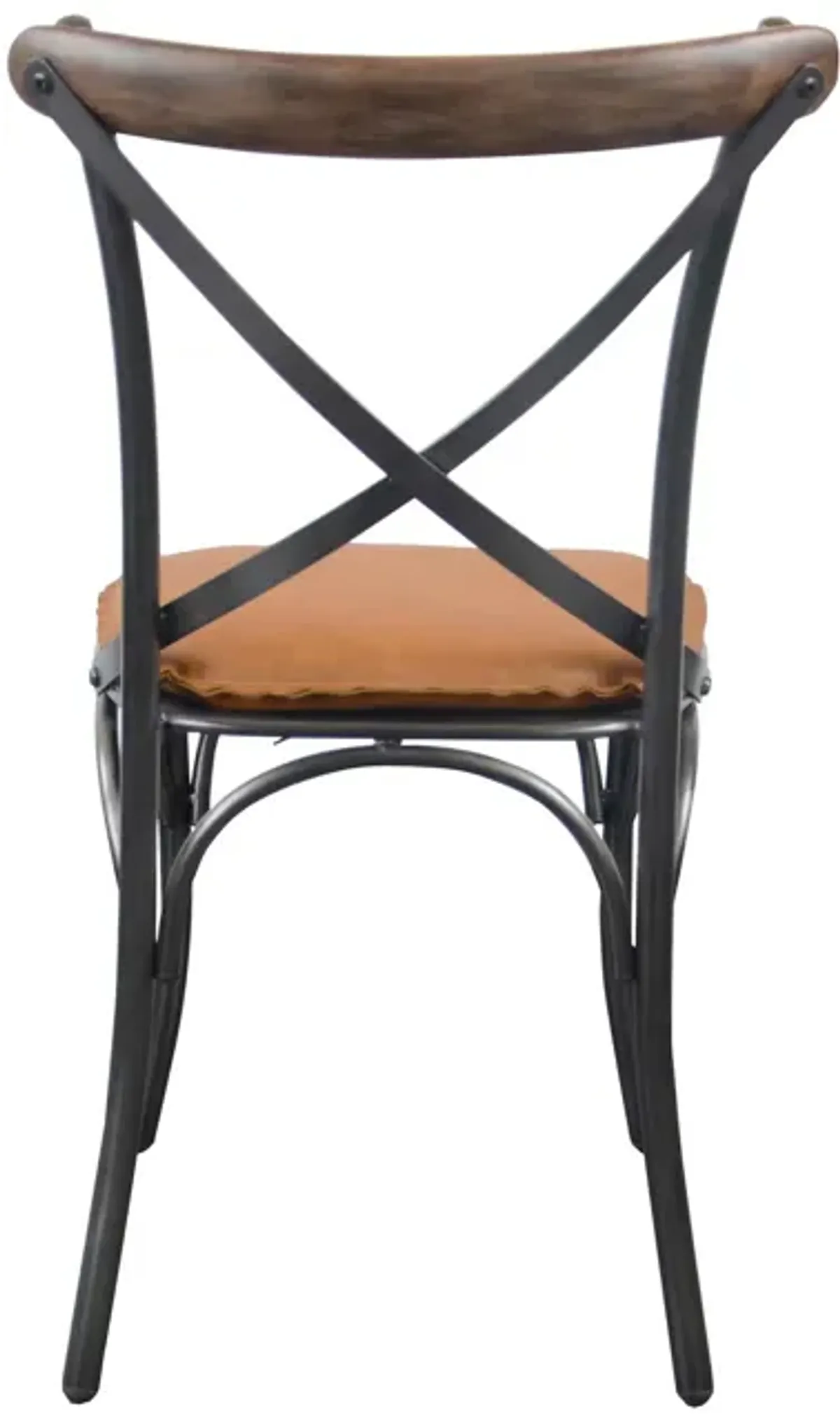 Metal Crossback Chair 