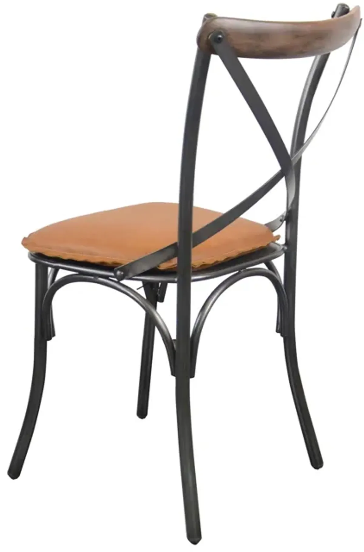 Metal Crossback Chair 