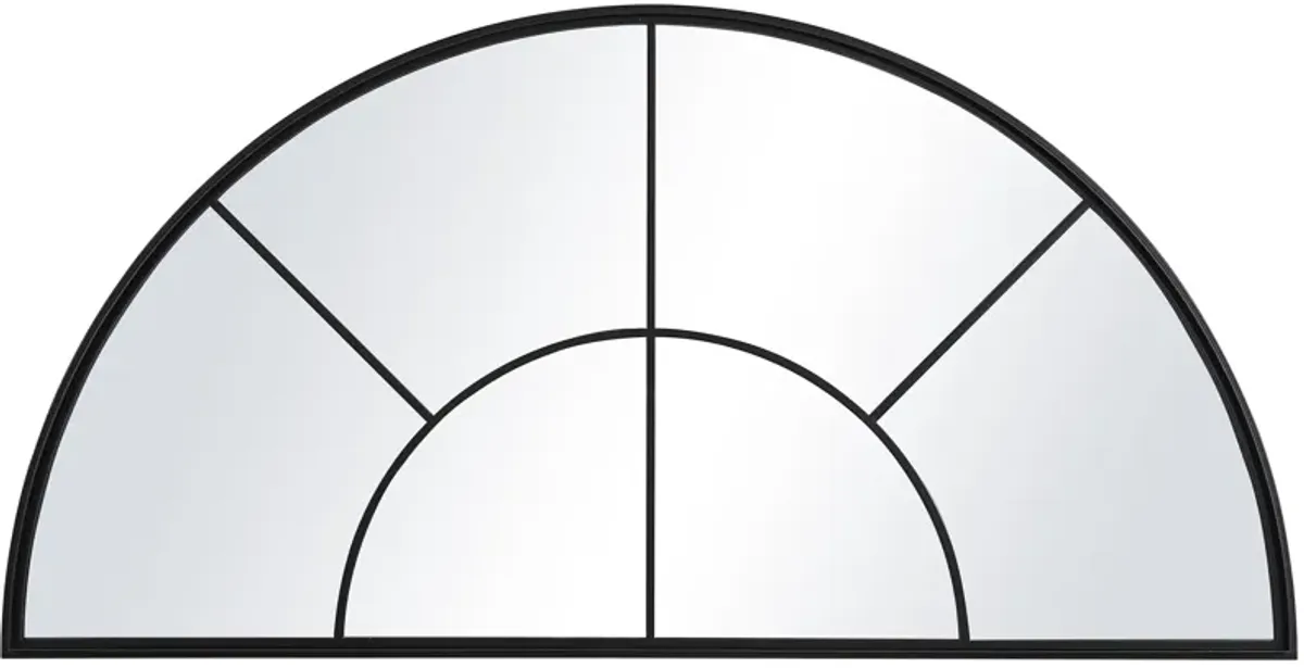 Rousseau Iron Window Arch Mirror