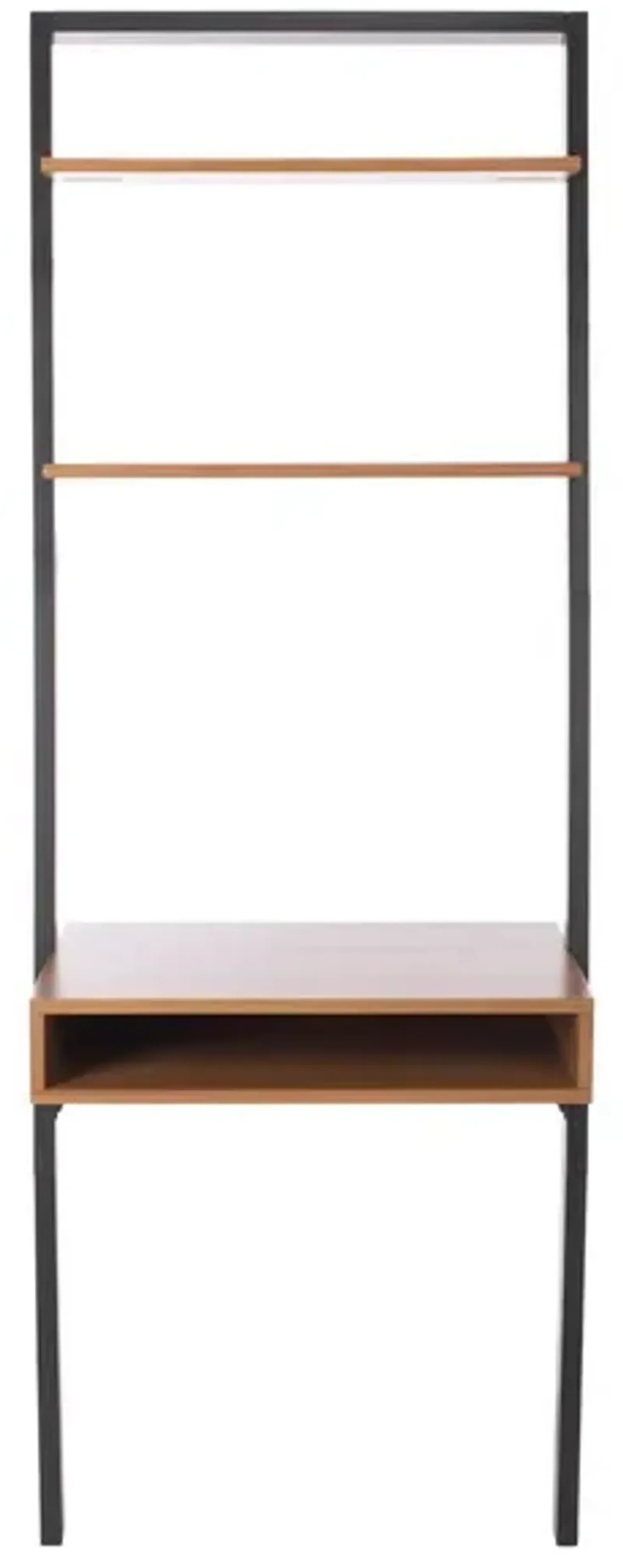 Kamy 2 Shelf Leaning Desk