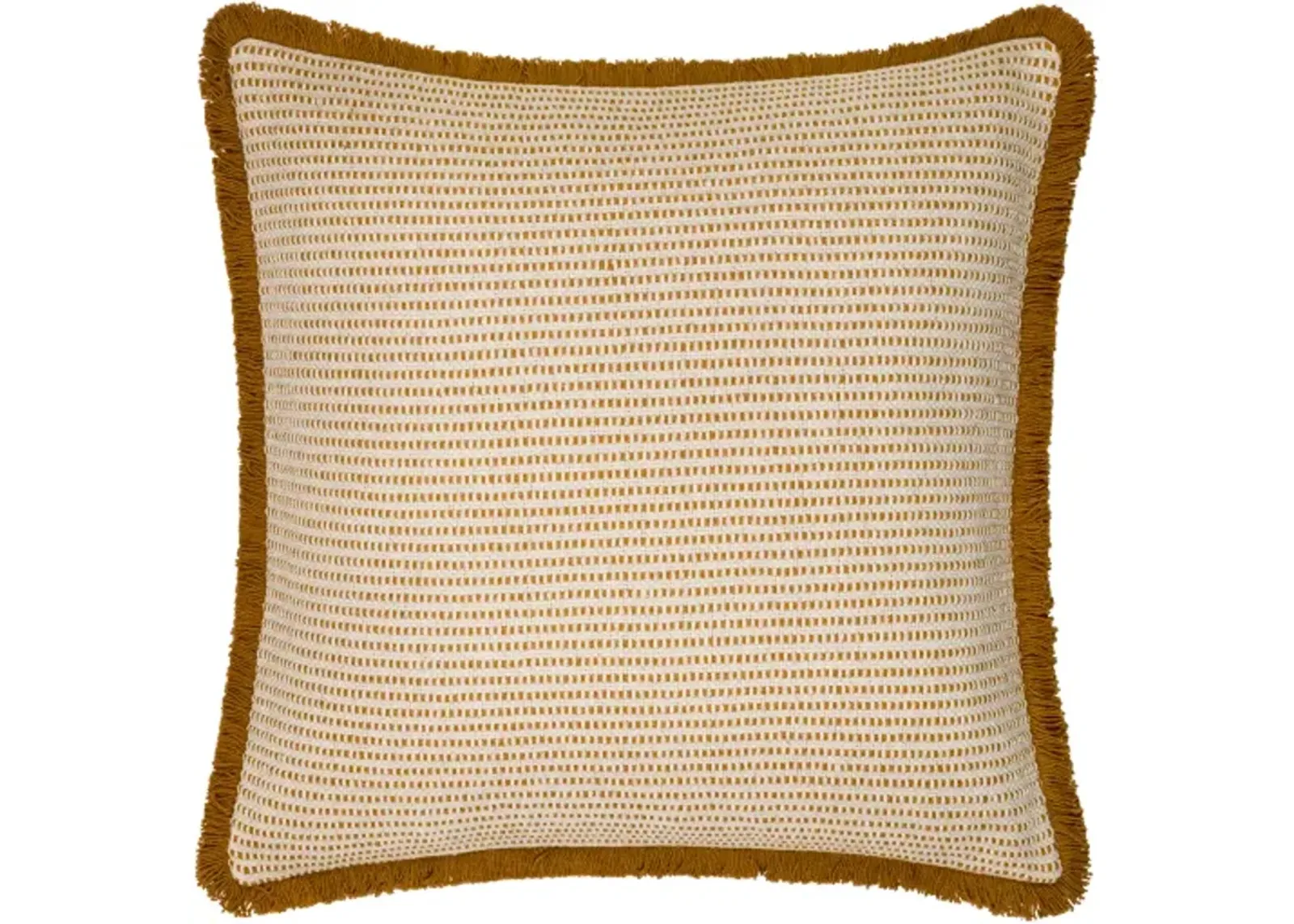 Cotton Fringe CTF-001 20"L x 20"W Accent Pillow