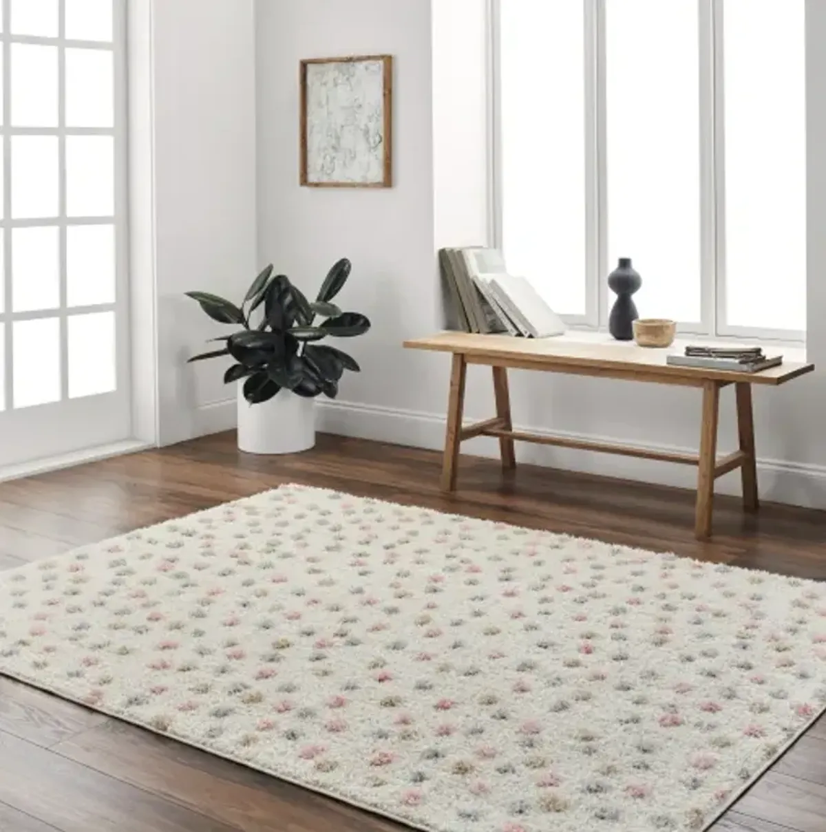 Rodos RDO-2348 5'3" x 7' Machine Woven Rug