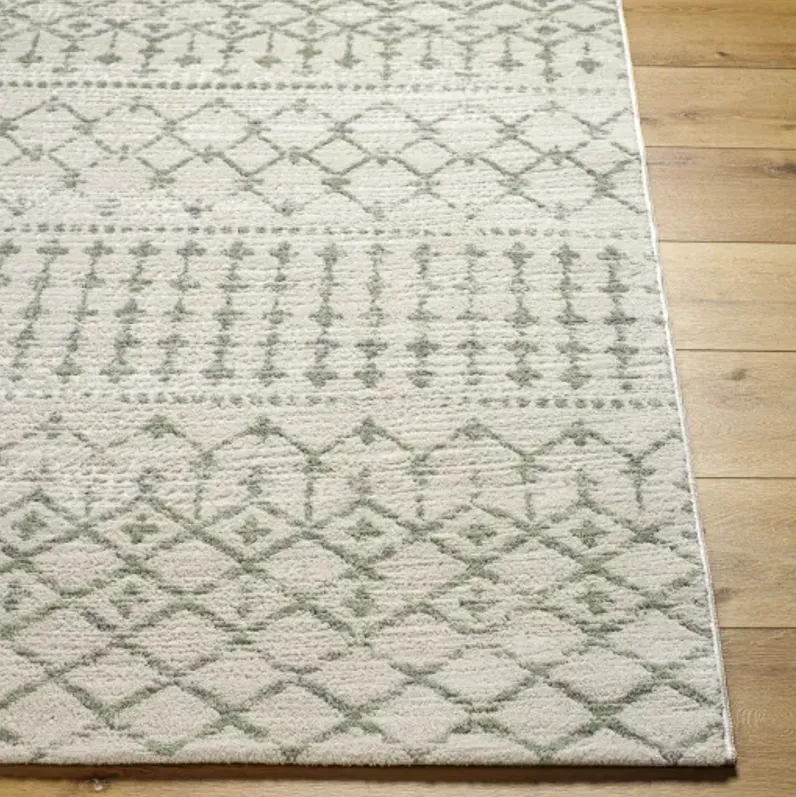 Roma ROM-2407 5'3" x 7'1" Machine Woven Rug