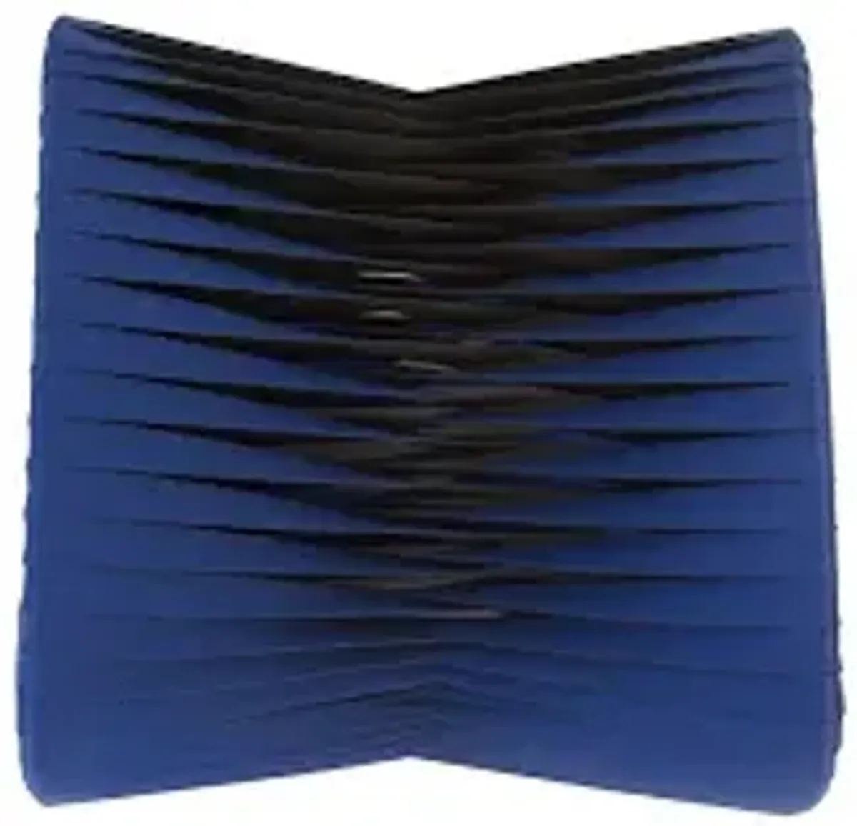 seat belt ottoman, blue/black