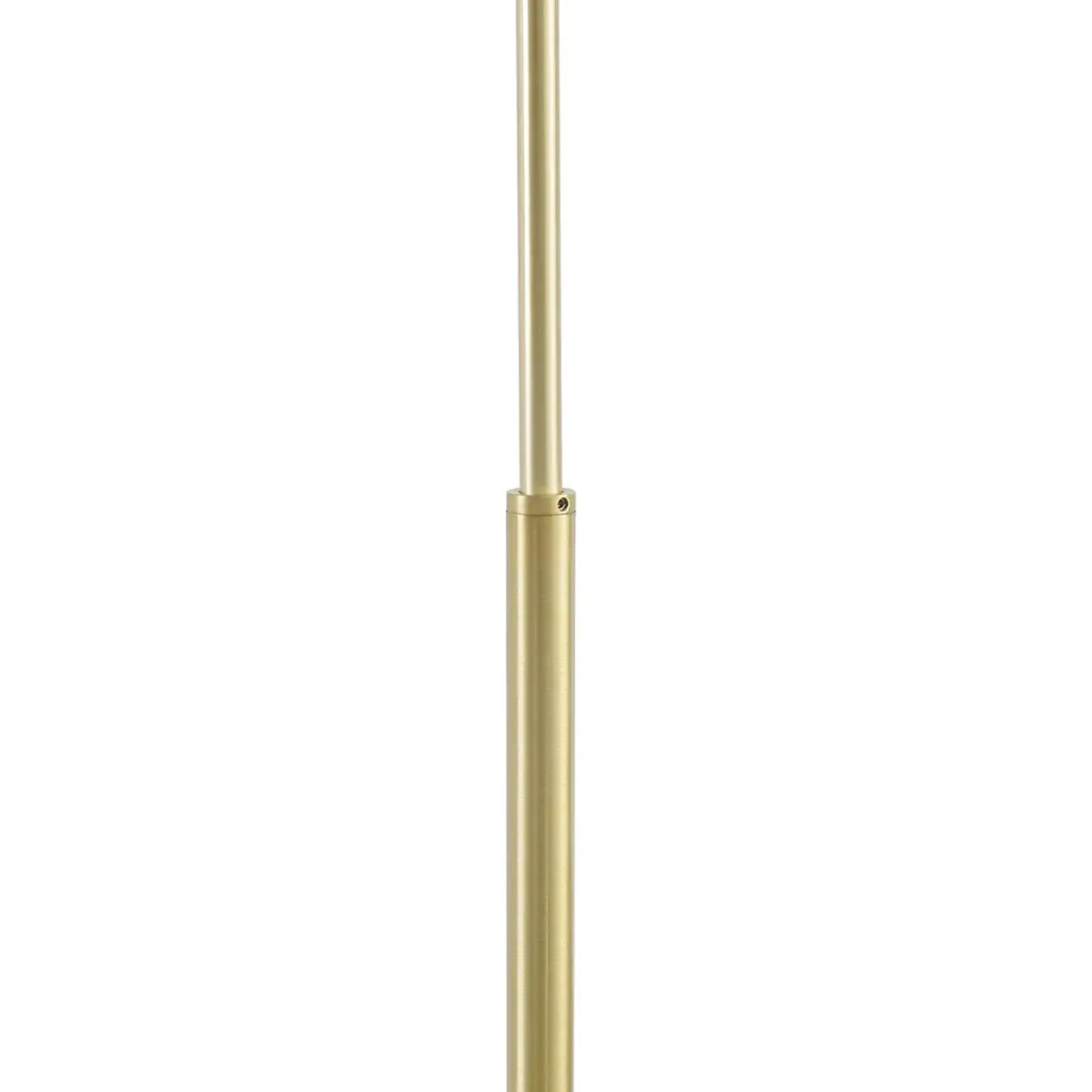 Hampton Hill Auburn Gold Arched Floor Lamp with Marble Base