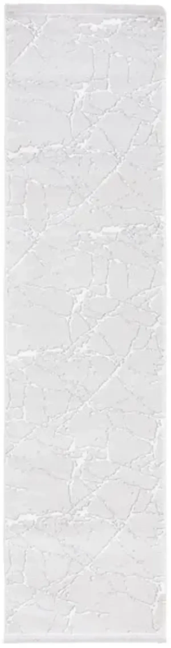 WHISPER 552 Grey  2'-2' X 8' Runner Rug