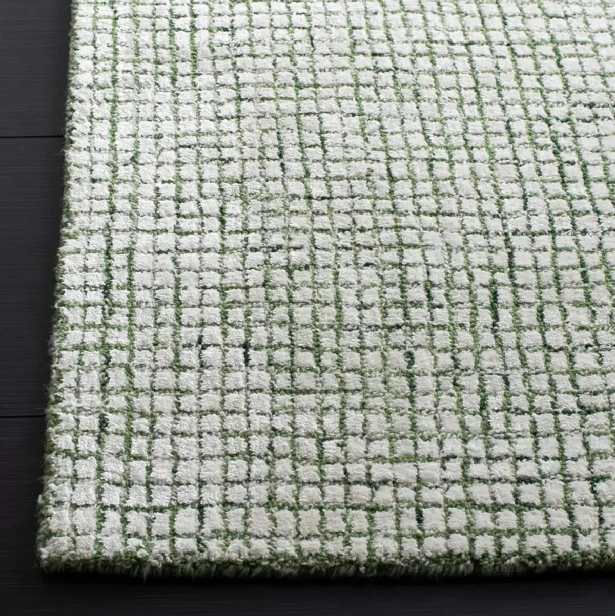 ABSTRACT 470 IVORY  4' x 4' Square Square Rug