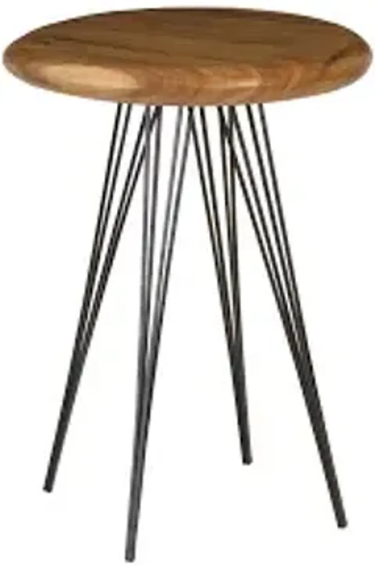 string bar table, four metal legs