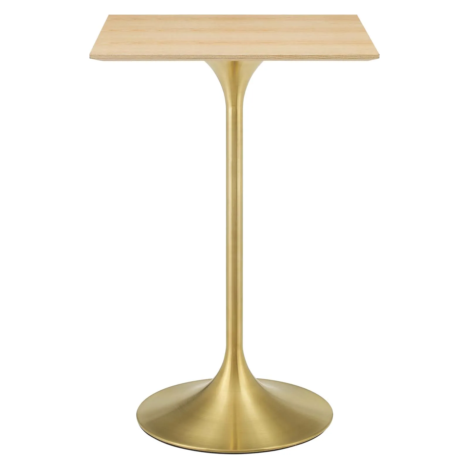 Lippa 28" Square Wood Bar Table