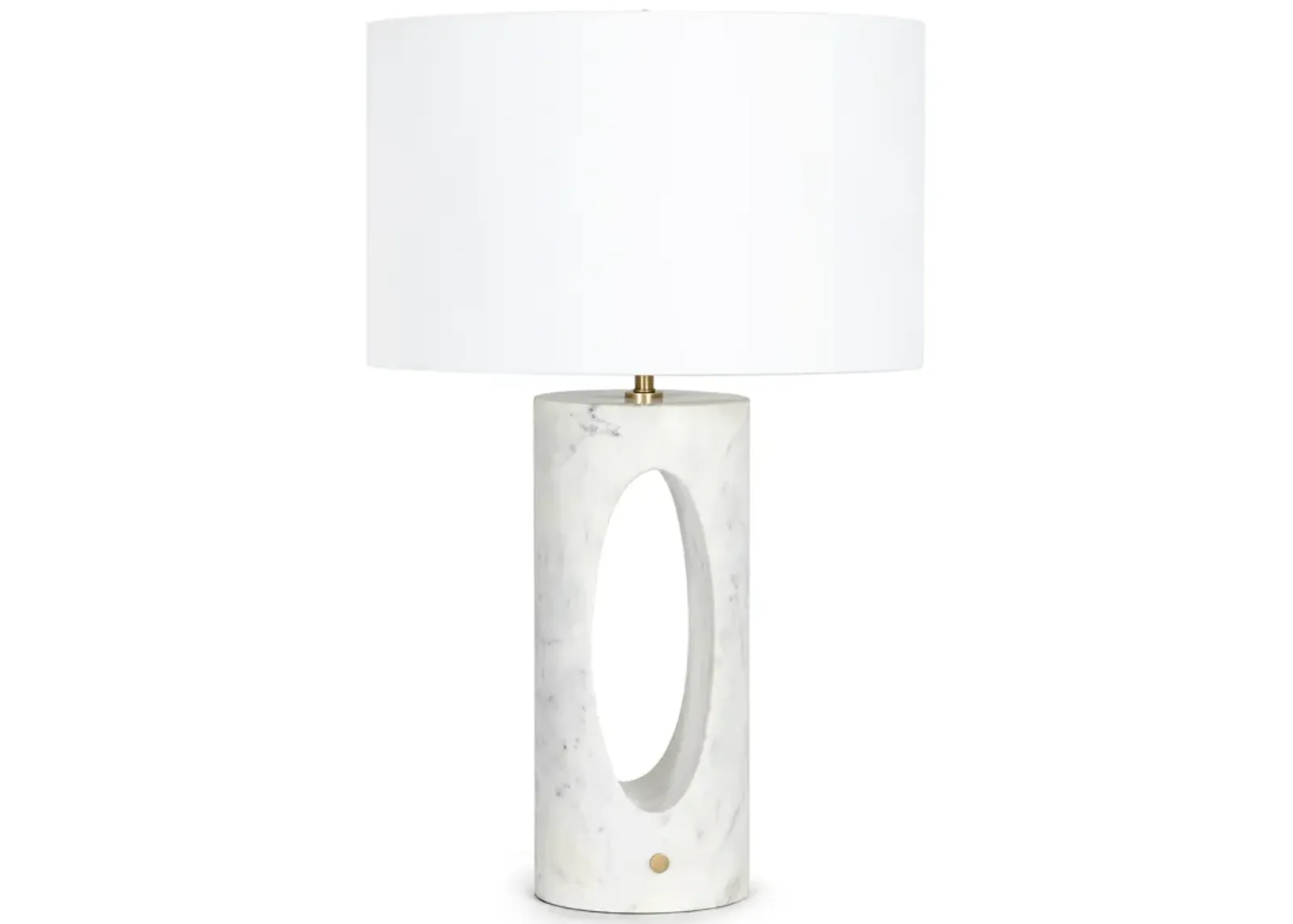 Portia Marble Table Lamp (White)