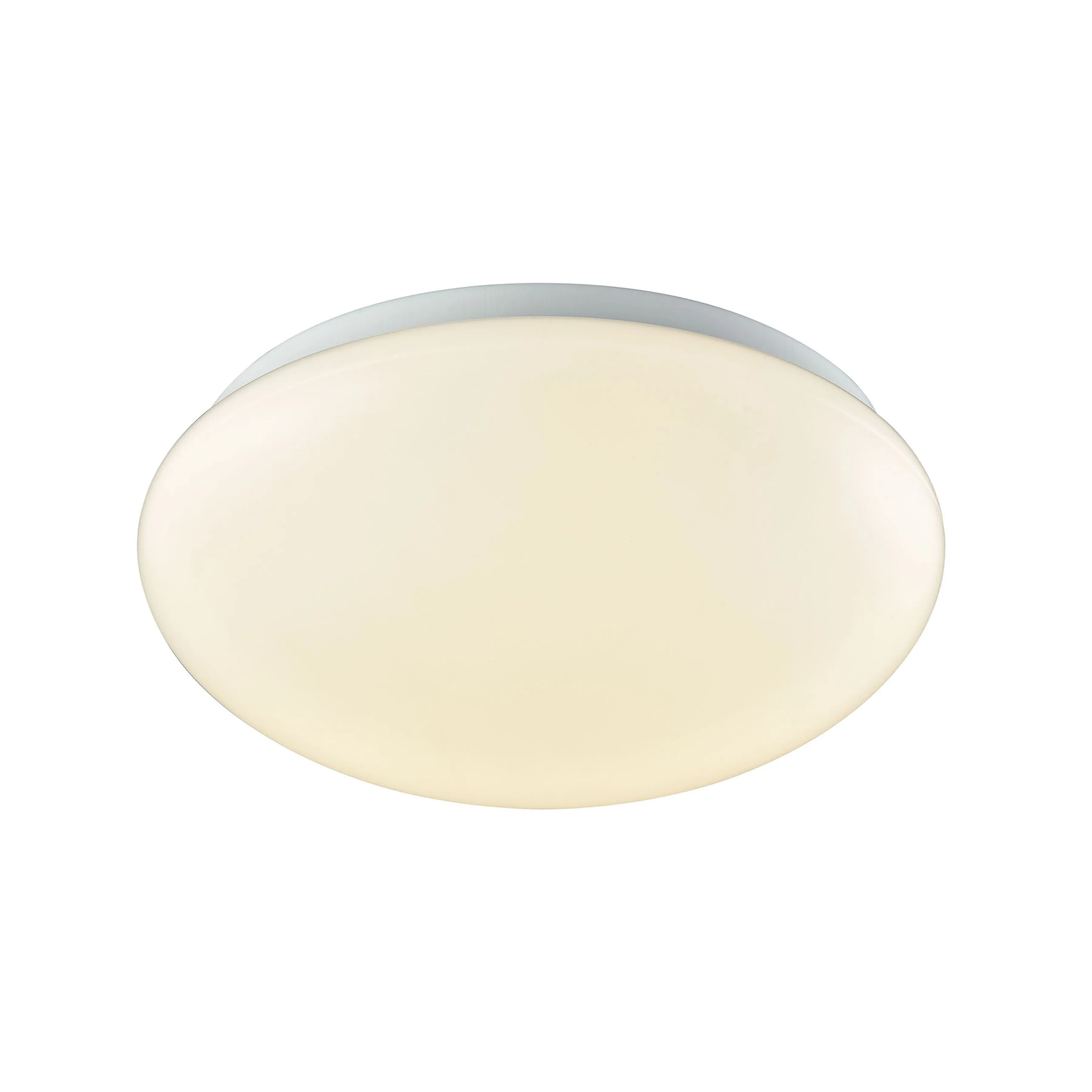 Kalona 1-Light 10-inch LED Flush Mount in White with a White Acrylic Diffuser