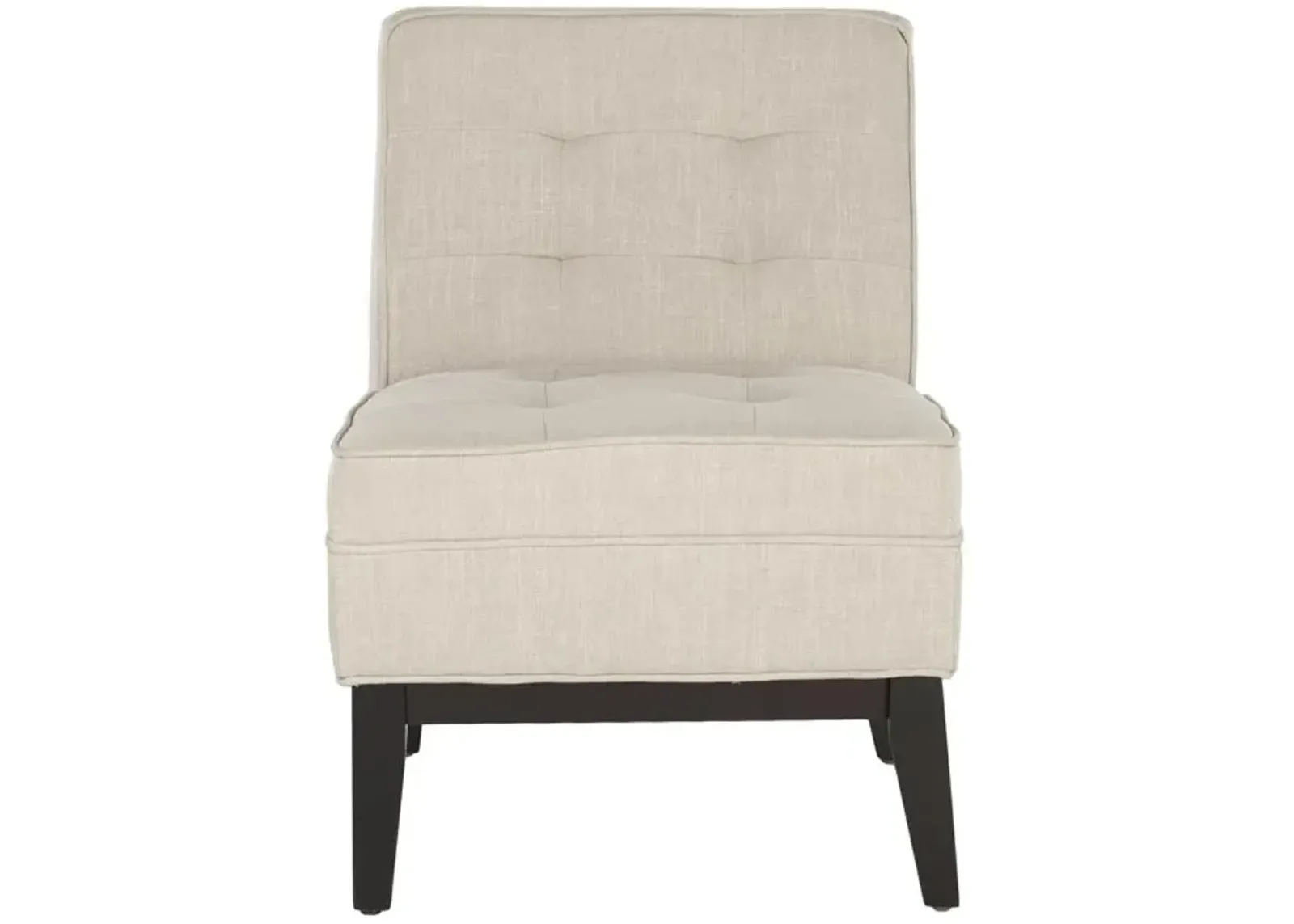 ANGEL TUFTED ARMLESS CLUB CHAIR