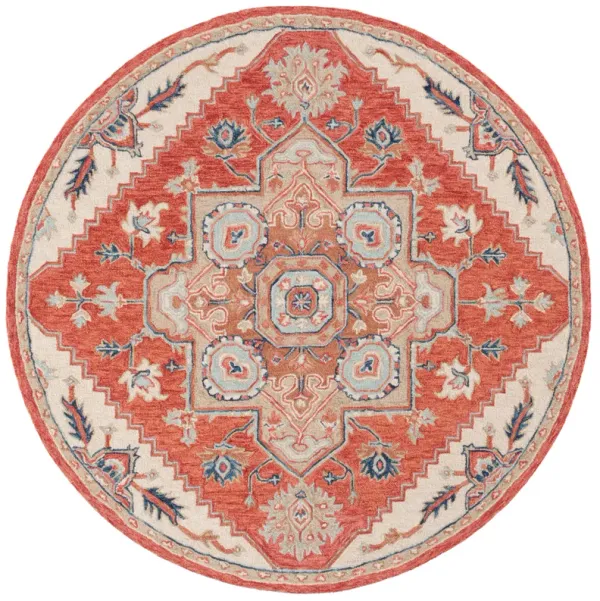 METRO Hand Tufted 6' x 6' Round area rug