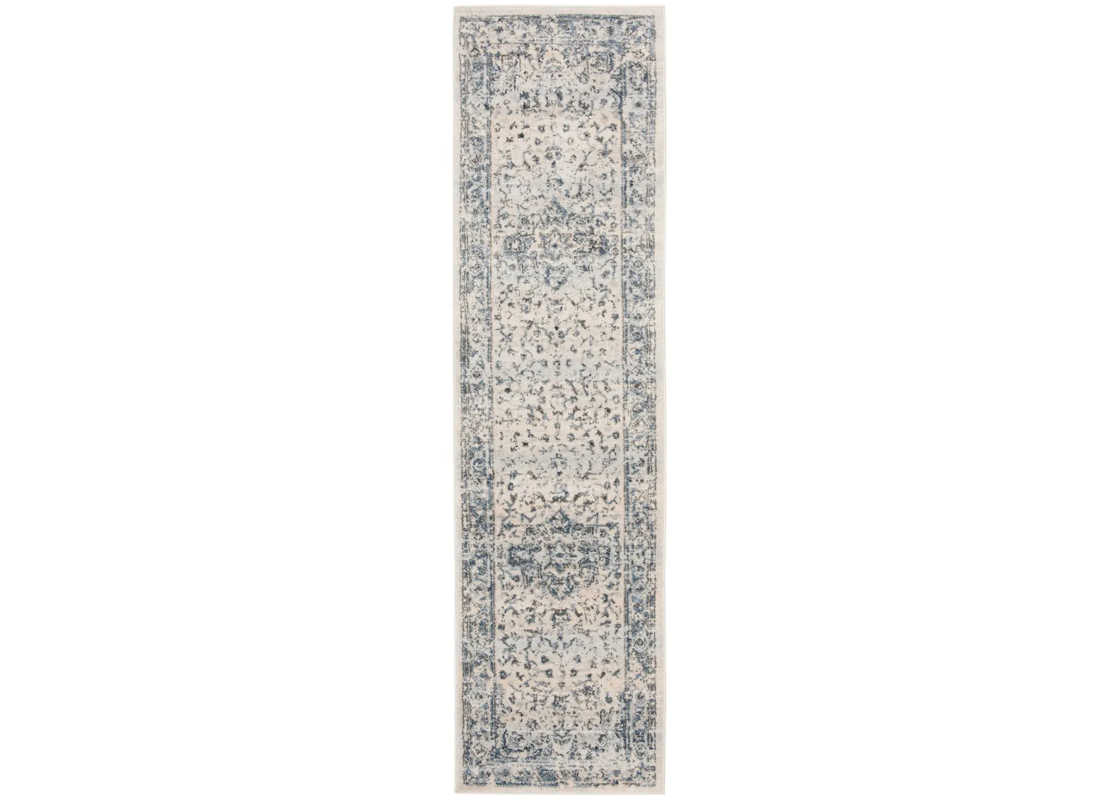 CHARLESTON 411 IVORY  2' x 18' Runner Rug