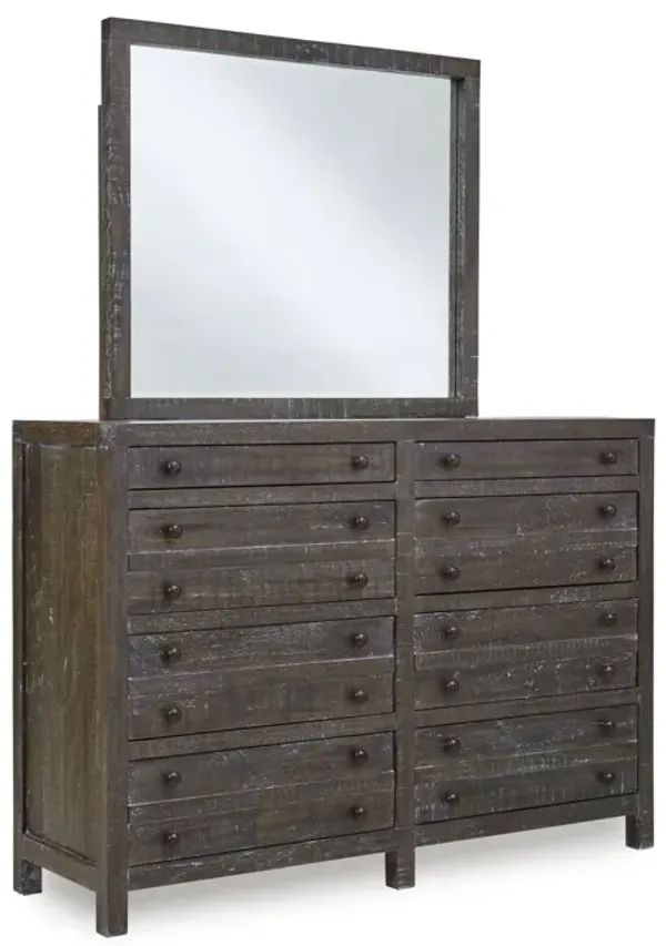 Townsend Solid Wood Eight Drawer Dresser In Gunmetal (2024)