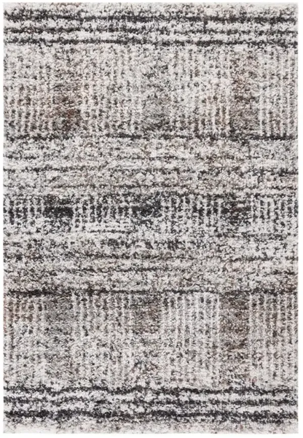 JERICHO SHAG 100 Black  4' X 6' Small Rectangle Rug