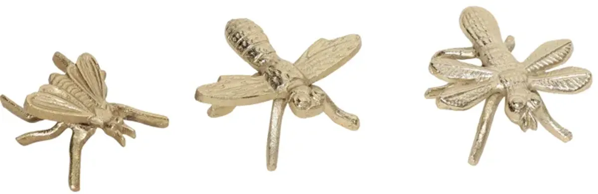 Metal Assorted Bugs - Set of 3