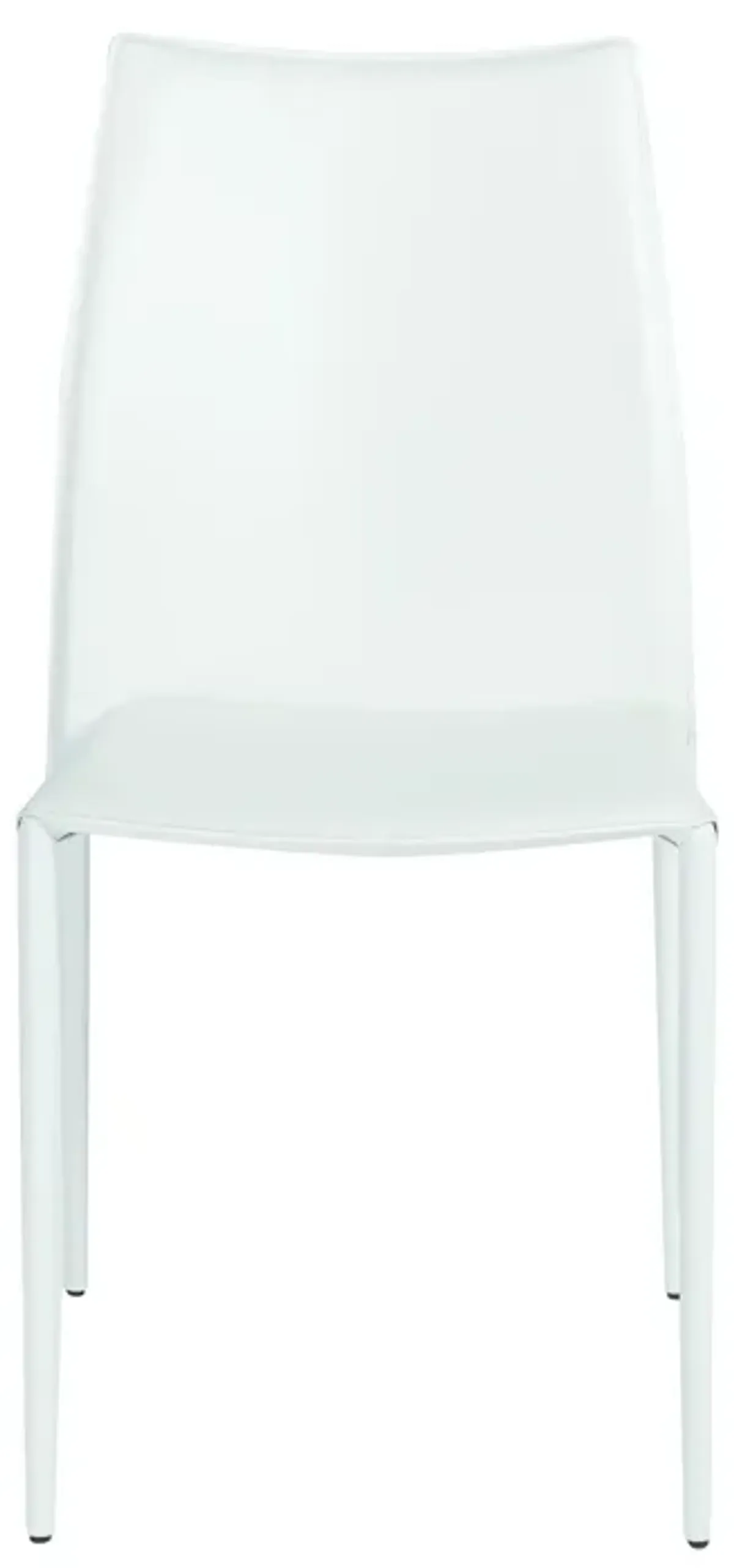 Dalia Stacking Side Chair in White - Set of 2