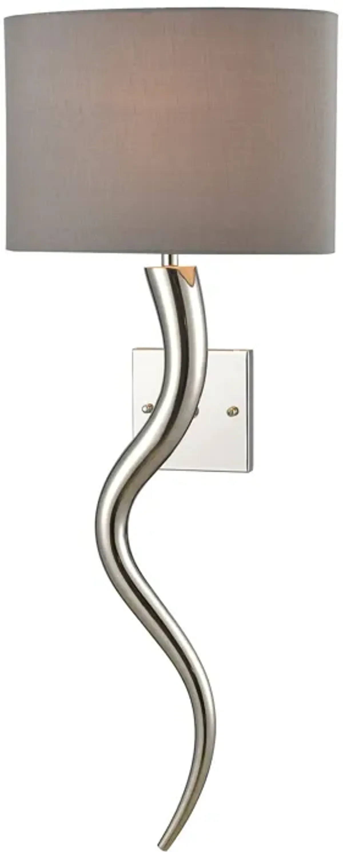 Nile 32" High 1-Light Sconce - Polished Nickel