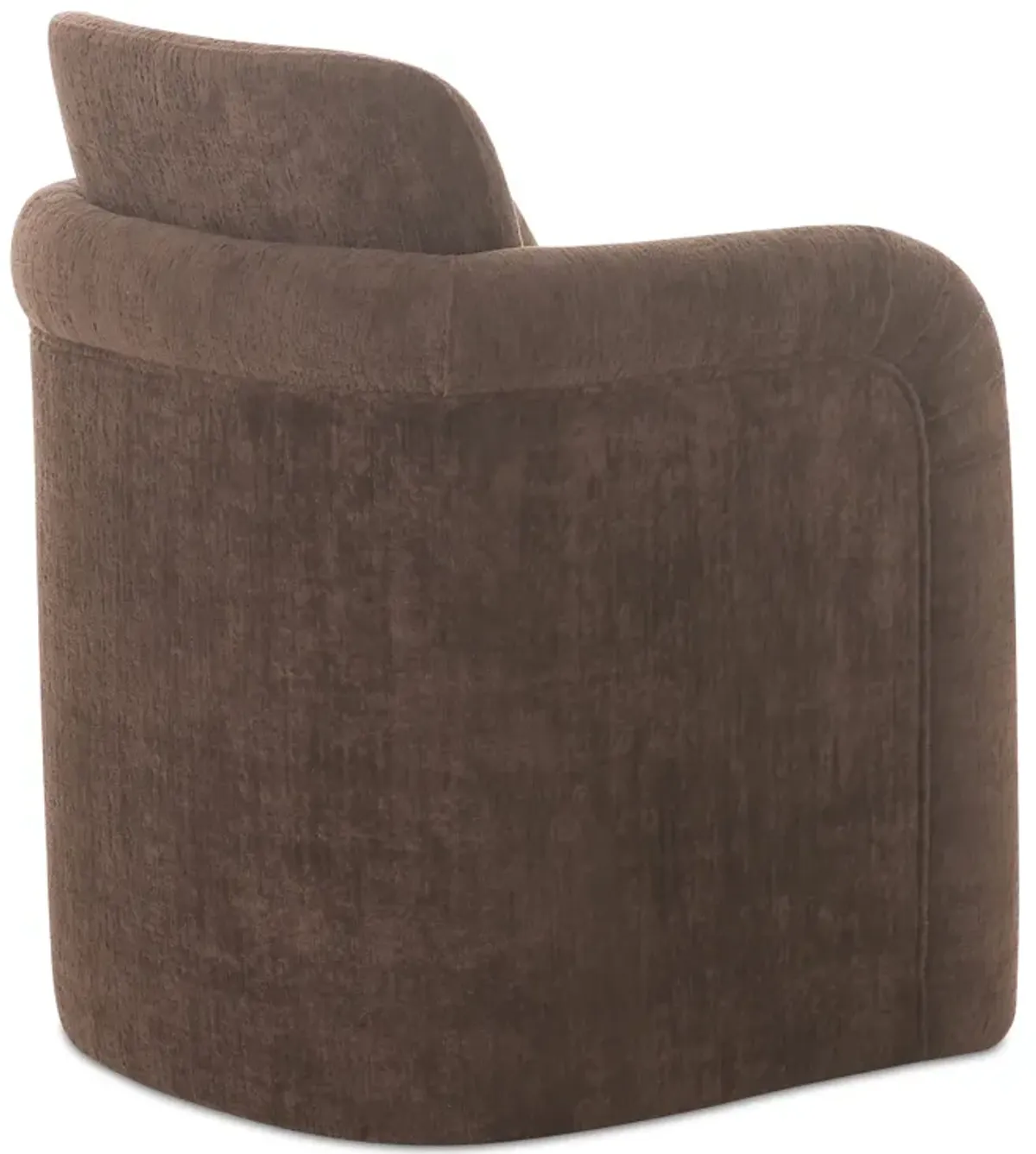 Mesto Rolling Dining Chair Dark Brown