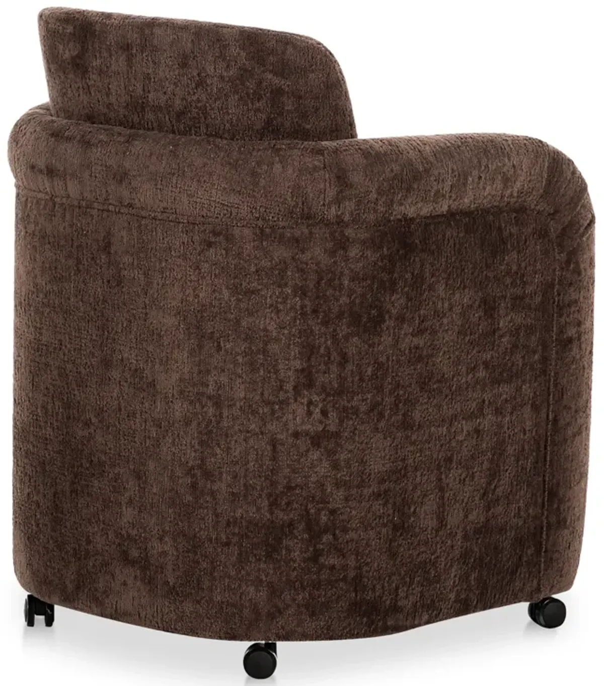 Mesto Rolling Dining Chair Dark Brown