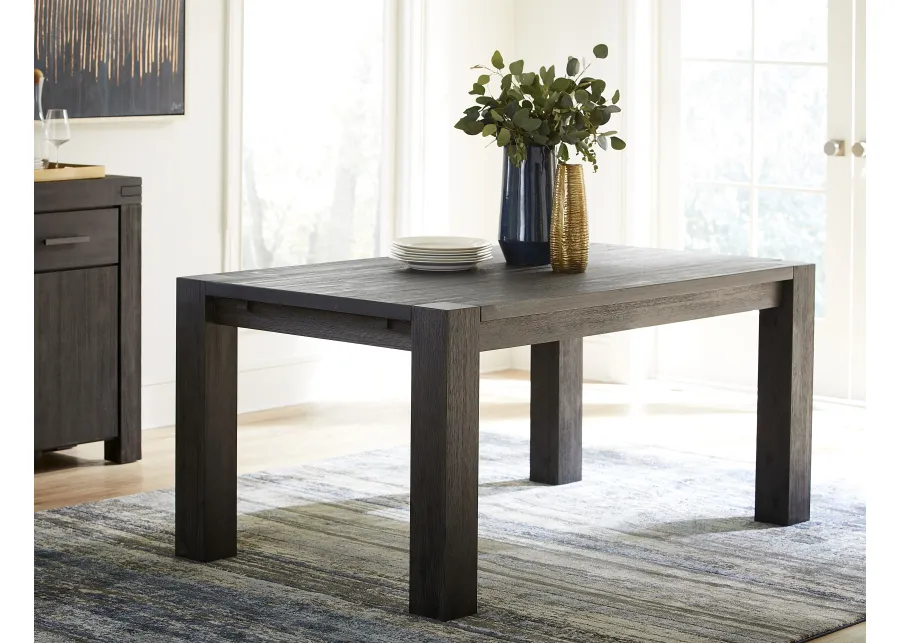 Meadow Solid Wood Rectangle Table in Graphite