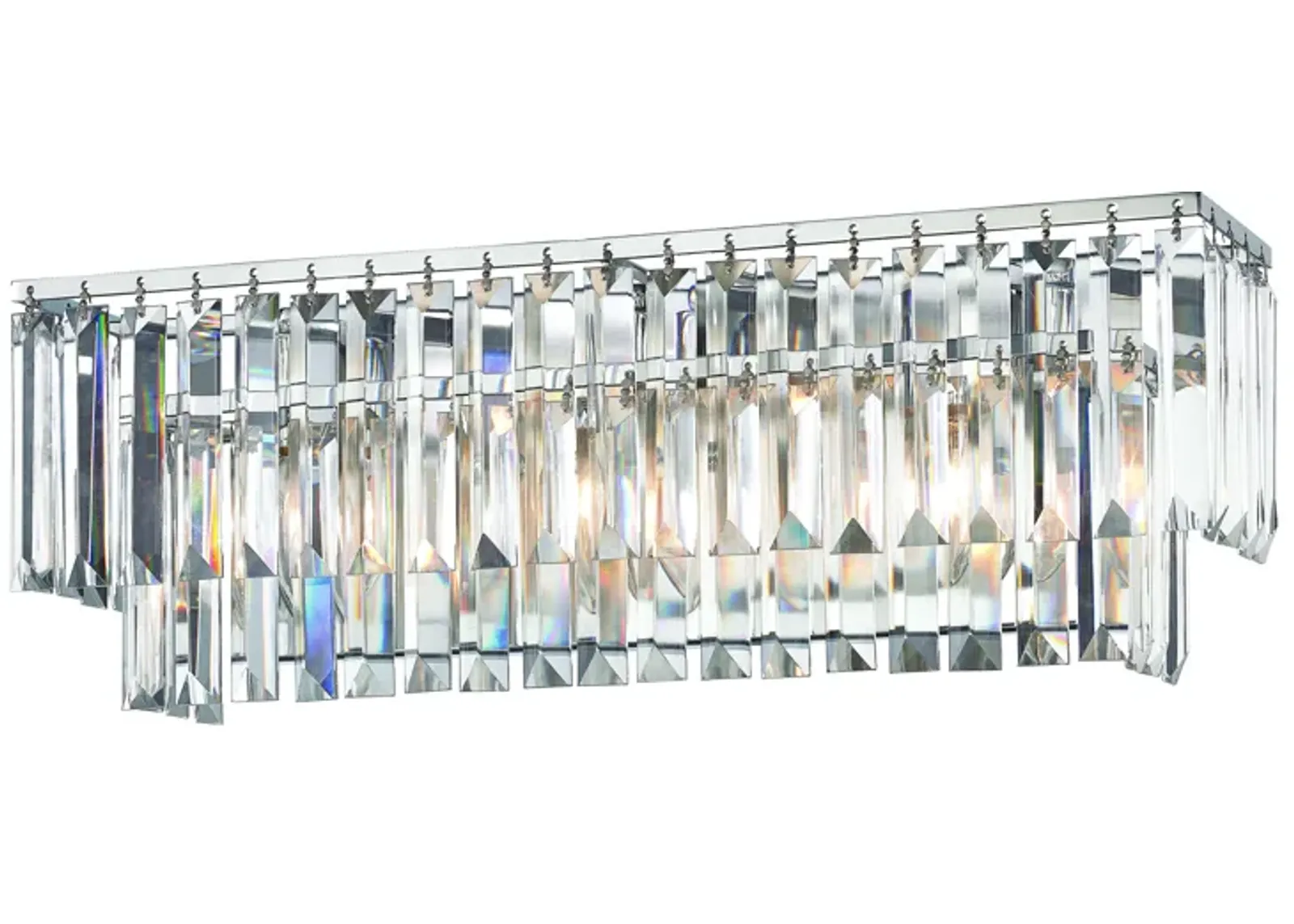 Palacial 21" Wide 3-Light Vanity Light - Polished Chrome