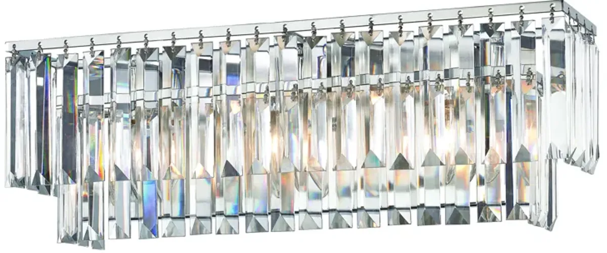 Palacial 21" Wide 3-Light Vanity Light - Polished Chrome