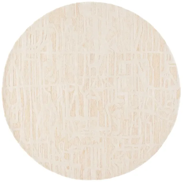 EBONY Hand Tufted 6' x 6' Round area rug