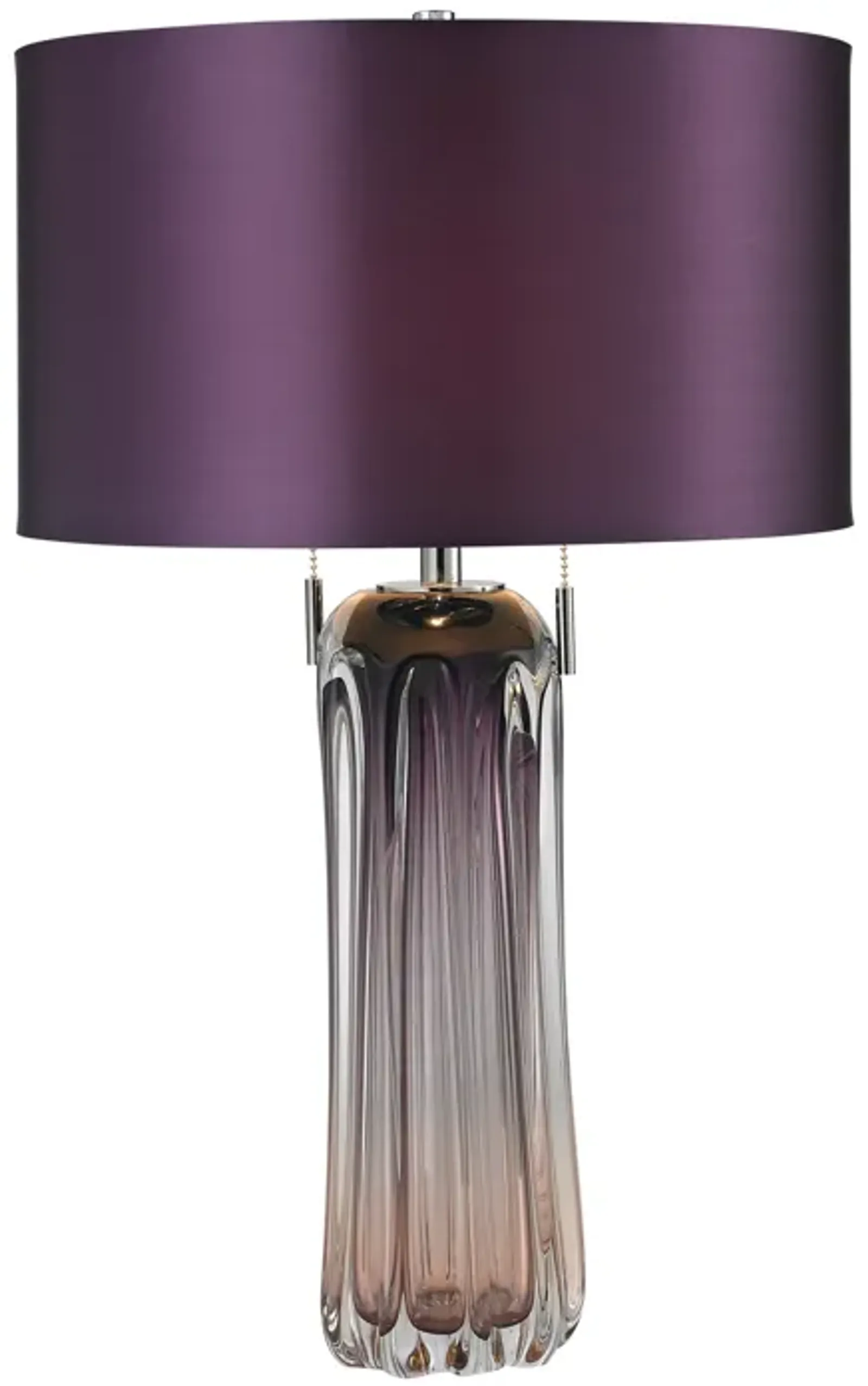 Ferrara 25" High 2-Light Table Lamp - Purple