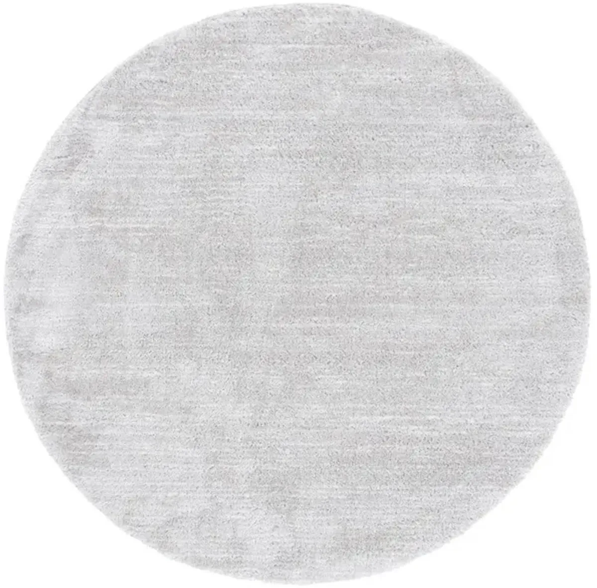 JASMINE SHAG 100 Grey  6'-7' X 6'-7' Round Round Rug