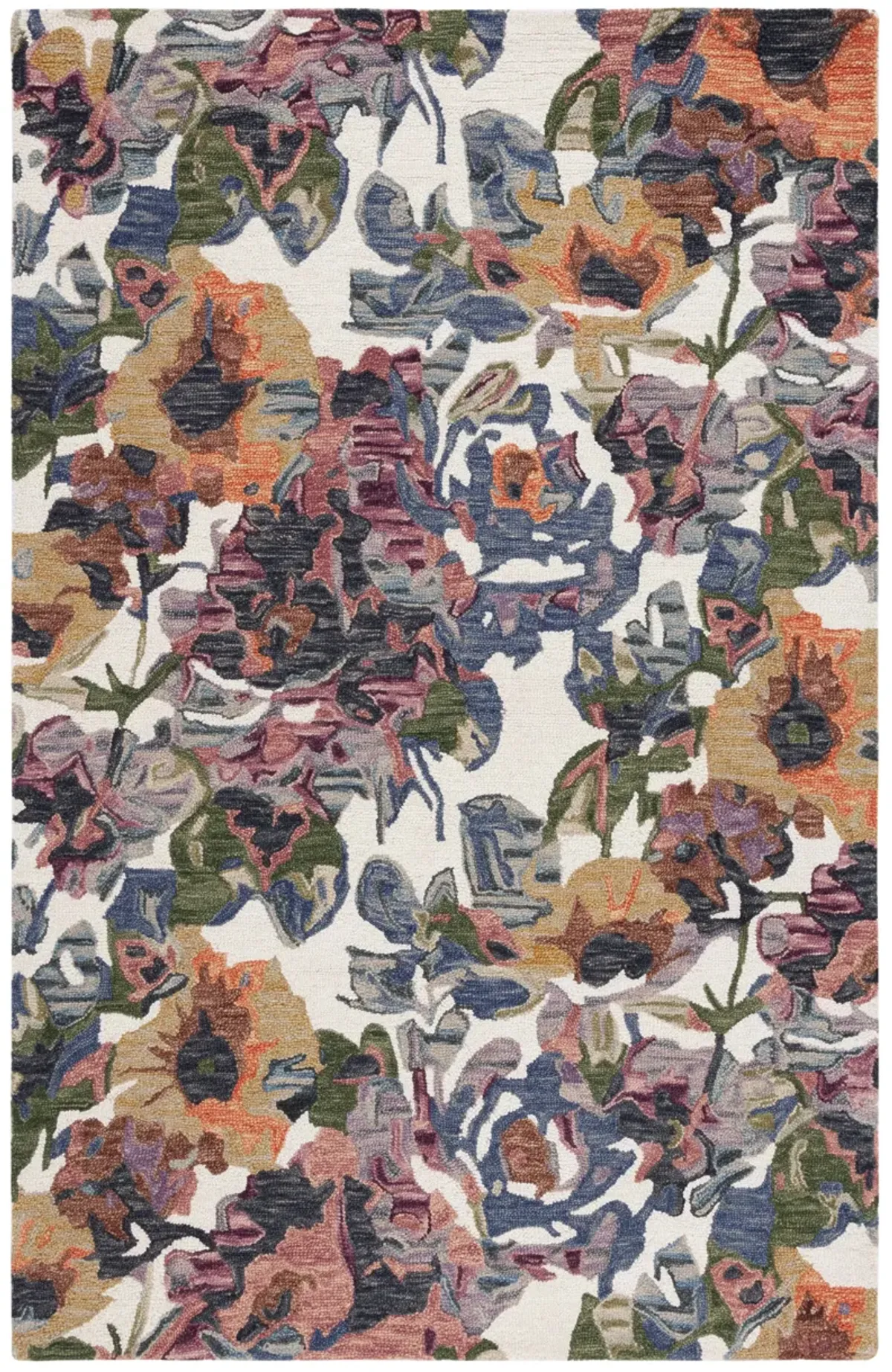 BLOSSOM Hand Tufted 5' x 8' area rug