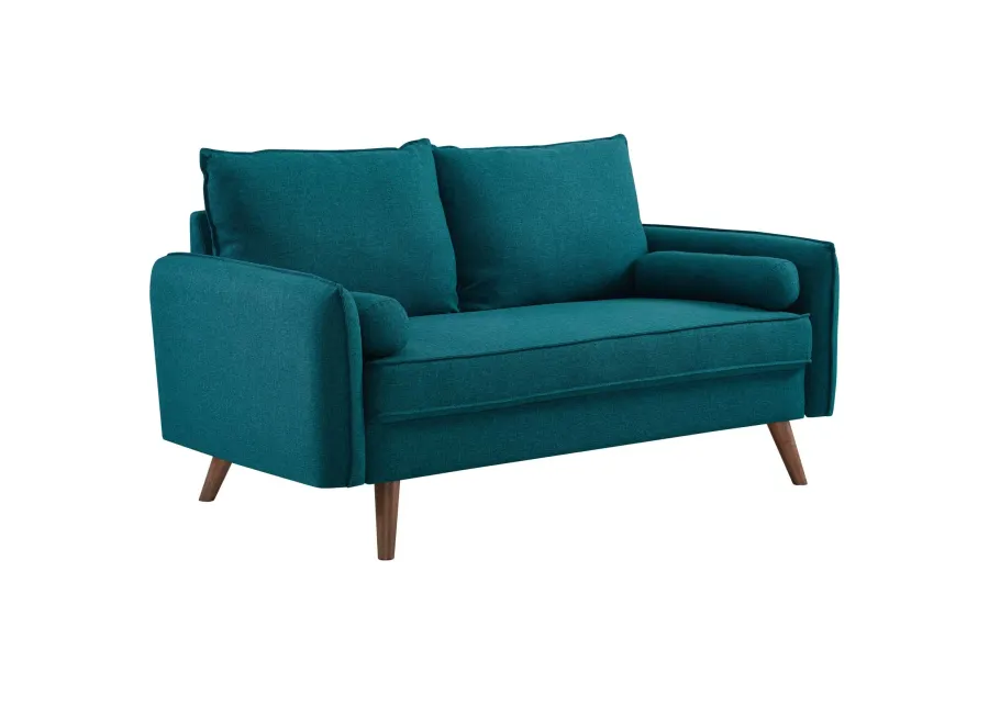 Revive Upholstered Fabric Loveseat