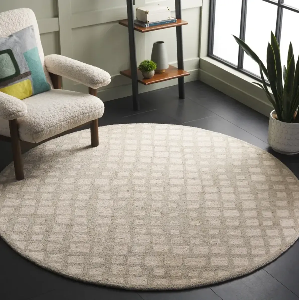 METRO 778 SAGE  6' x 6' Round Round Rug