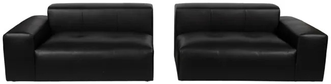 121" Lounge Ii Sofa, Black 2bx