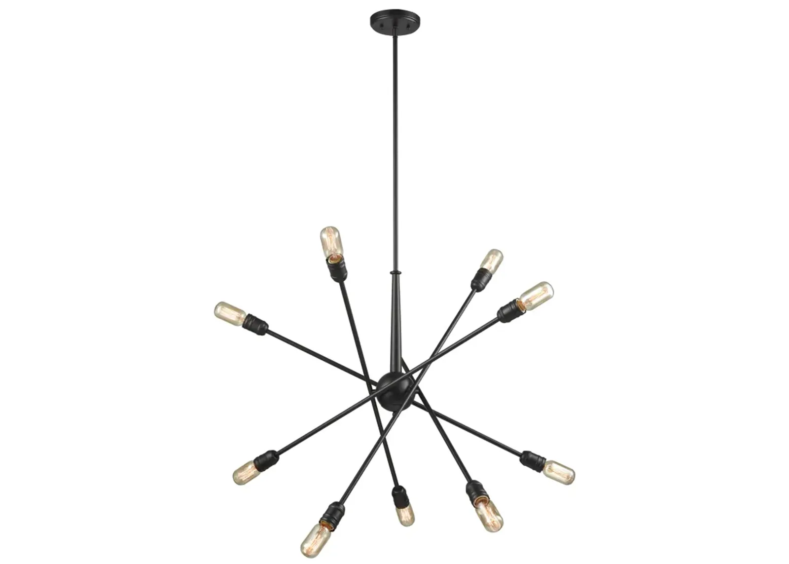 Delphine 33" Wide 10-Light Chandelier - Oil Rubbed Bronze