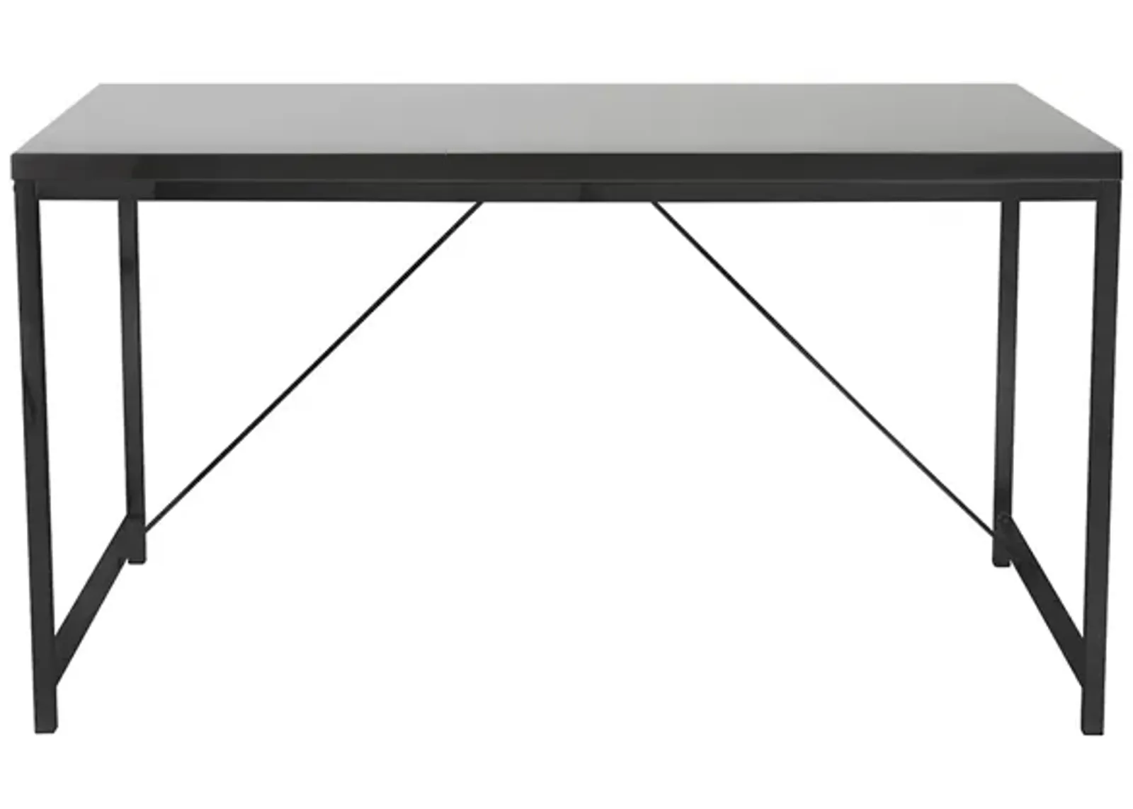 Gilbert Desk in Black with Black Frame