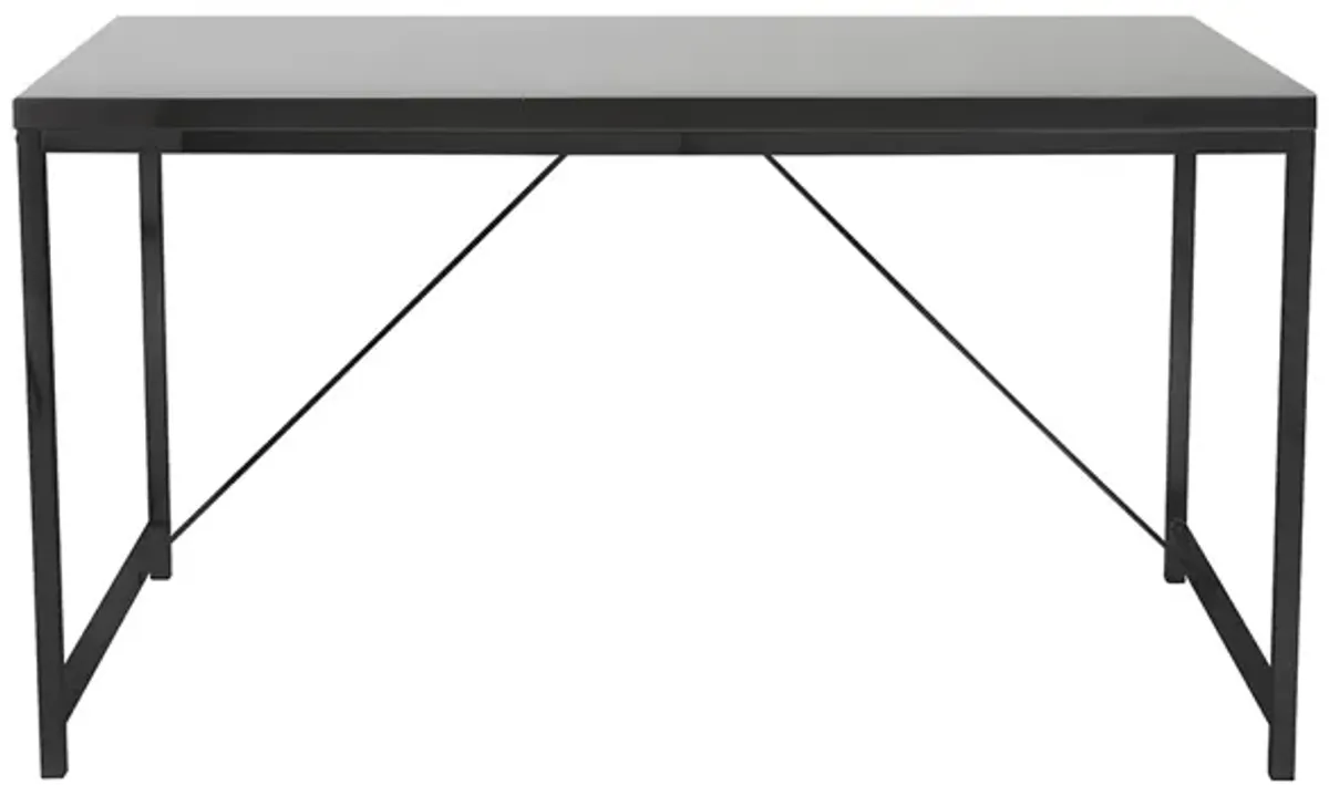 Gilbert Desk in Black with Black Frame