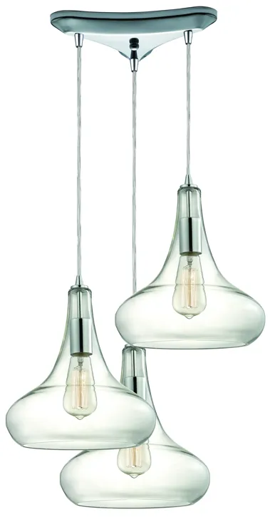 Orbital Configurable Multi Pendant - Polished Chrome