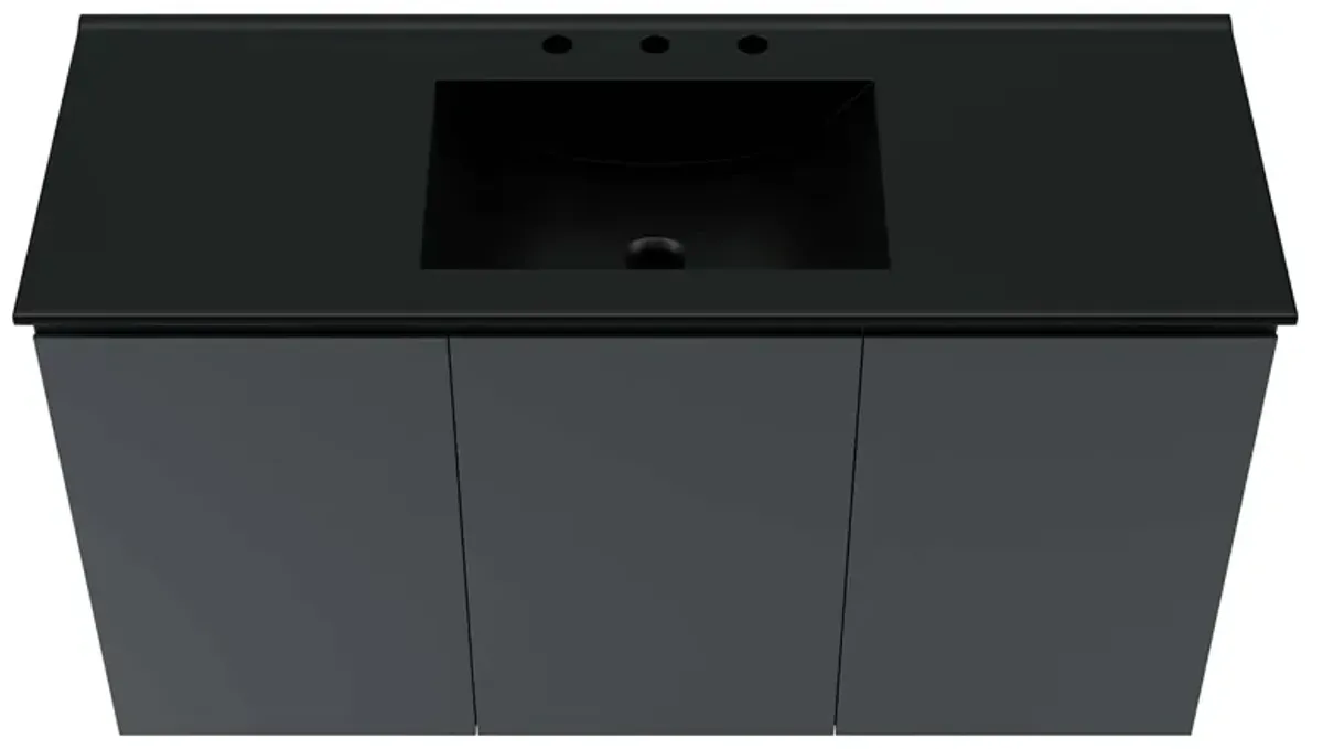 Bryn 48" Wall-Mount Bathroom Vanity