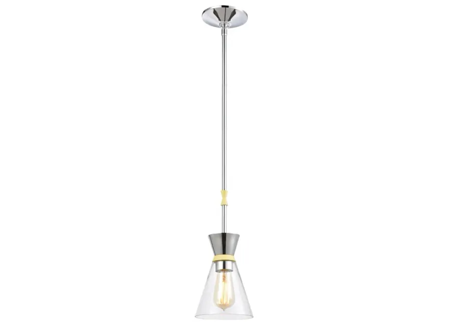 Modley 6" Wide 1-Light Mini Pendant - Polished Chrome